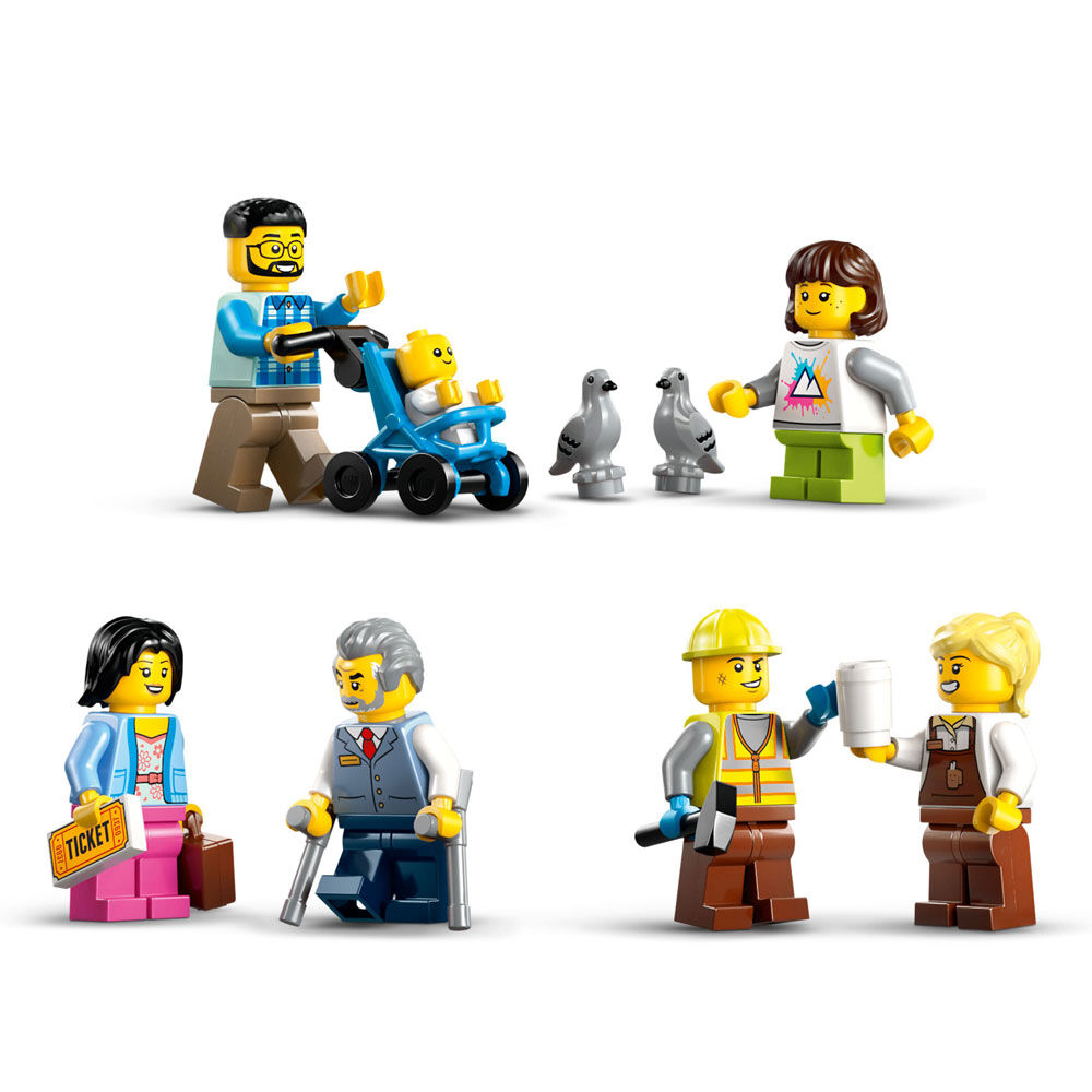 LEGO City Central Train Station Building Toy for Kids - Train Set for Boys & Girls, Ages 7+ - 60469