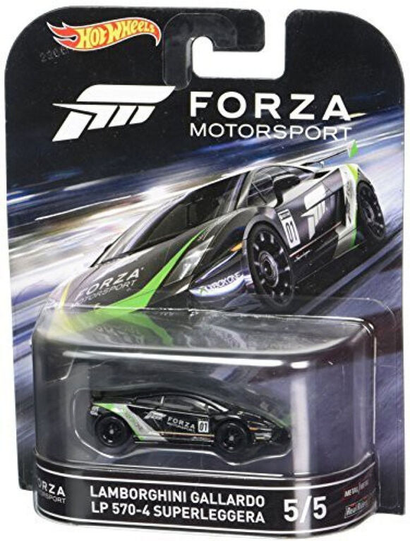 Hot Wheels Retro Entertainment - Véhicule en métal moulé sous pression - Lamborghini Gallardo LP570 Supperlegera