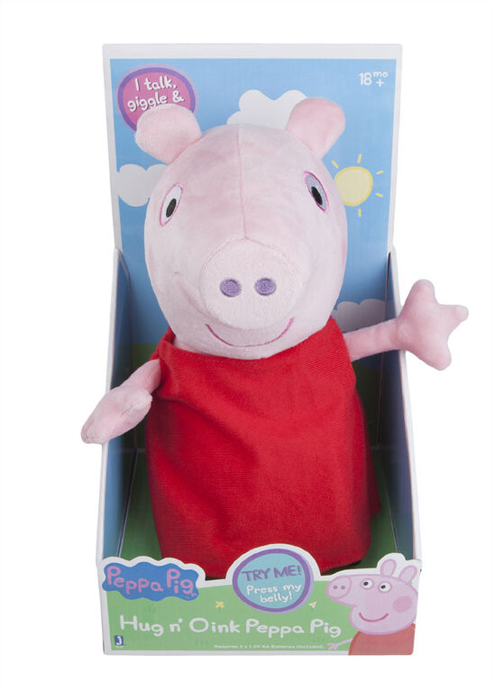 Peppa Pig Hug And Oink Peppa Peluche Edition Anglaise Toys R Us Canada