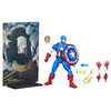 Marvel Legends, 20e anniversaire, Série 1, Captain America, figurine de collection de 15 cm