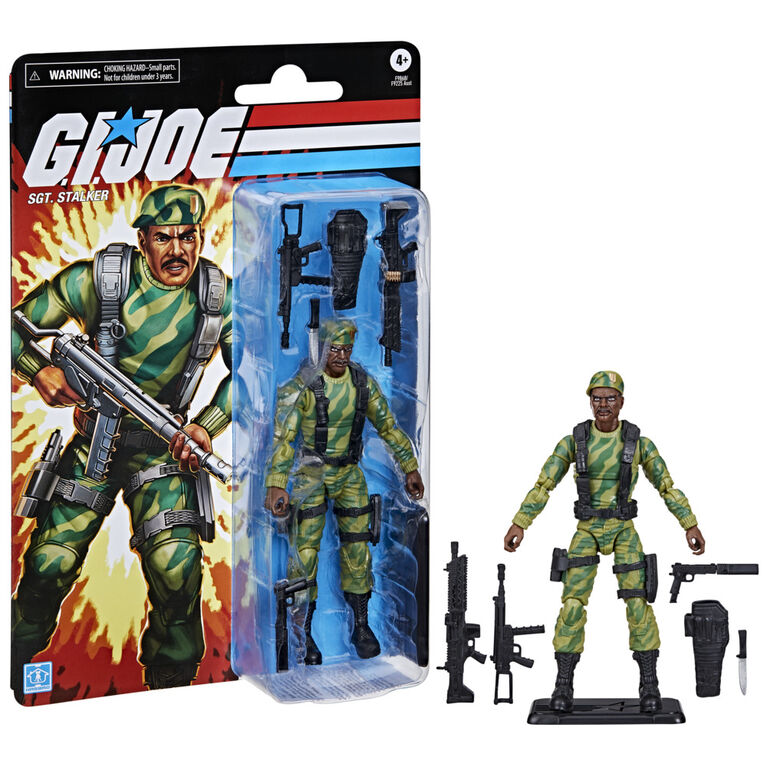 G.I. Joe Classified Series Retro Cardback, Sgt. Stalker Action Figure