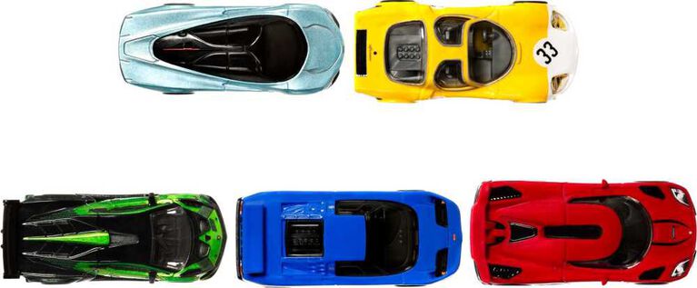 Hot Wheels Premium Car Culture EXOTIC ENVY 5-Pack of Toy Cars