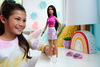 Barbie Fashionistas Doll #215 with Black Straight Hair & Iridescent Skirt, 65th Anniversary