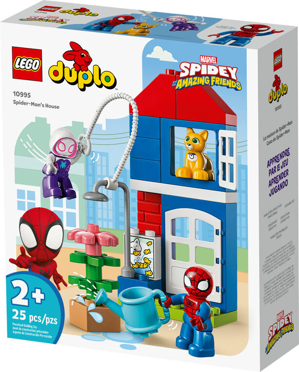 LEGO DUPLO Marvel Spider-Man's House 10995 Building Toy Set (25 Pieces)