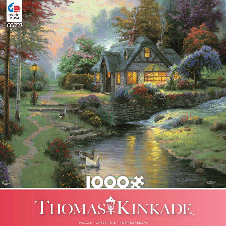 Ceaco Thomas Kinkade - Stillwater Cottage, 1000Piece Puzzle