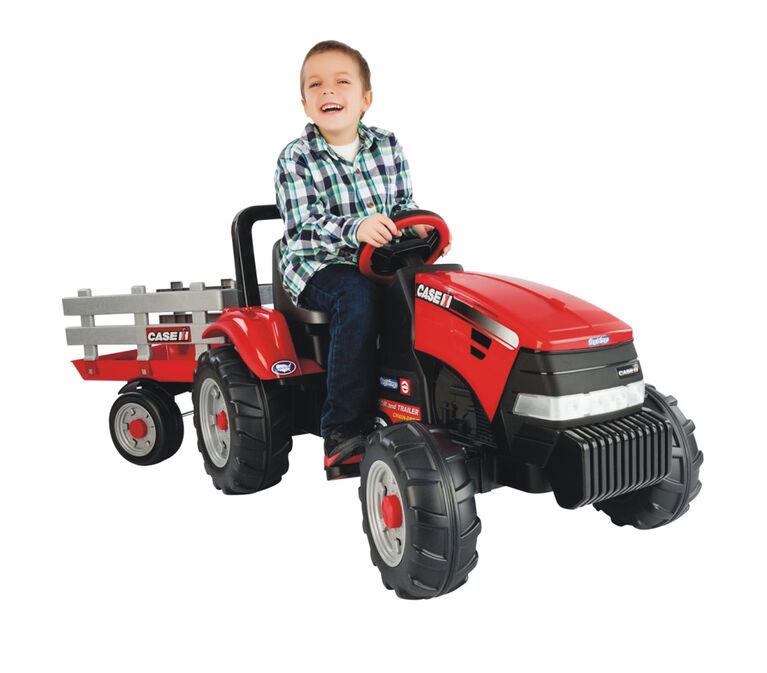 Peg Perego - Tracteur & Remorque CASE IH - Rouge