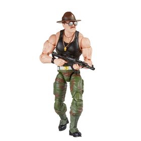 G.I. Joe Classified Series figurine Sgt Slaughter 53 de collection avec de nombreux accessoires et emballage spécial