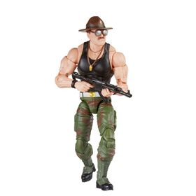 G.I. Joe Classified Series Sgt Slaughter Action Figure 53 Collectible Toy, Multiple Accessories, Custom Package Art