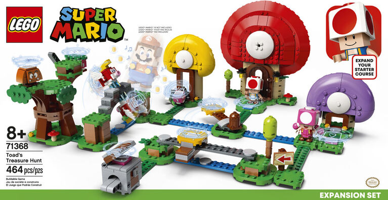 LEGO Super Mario Toad's Treasure Hunt Expansion Set 71368 (464 pieces)