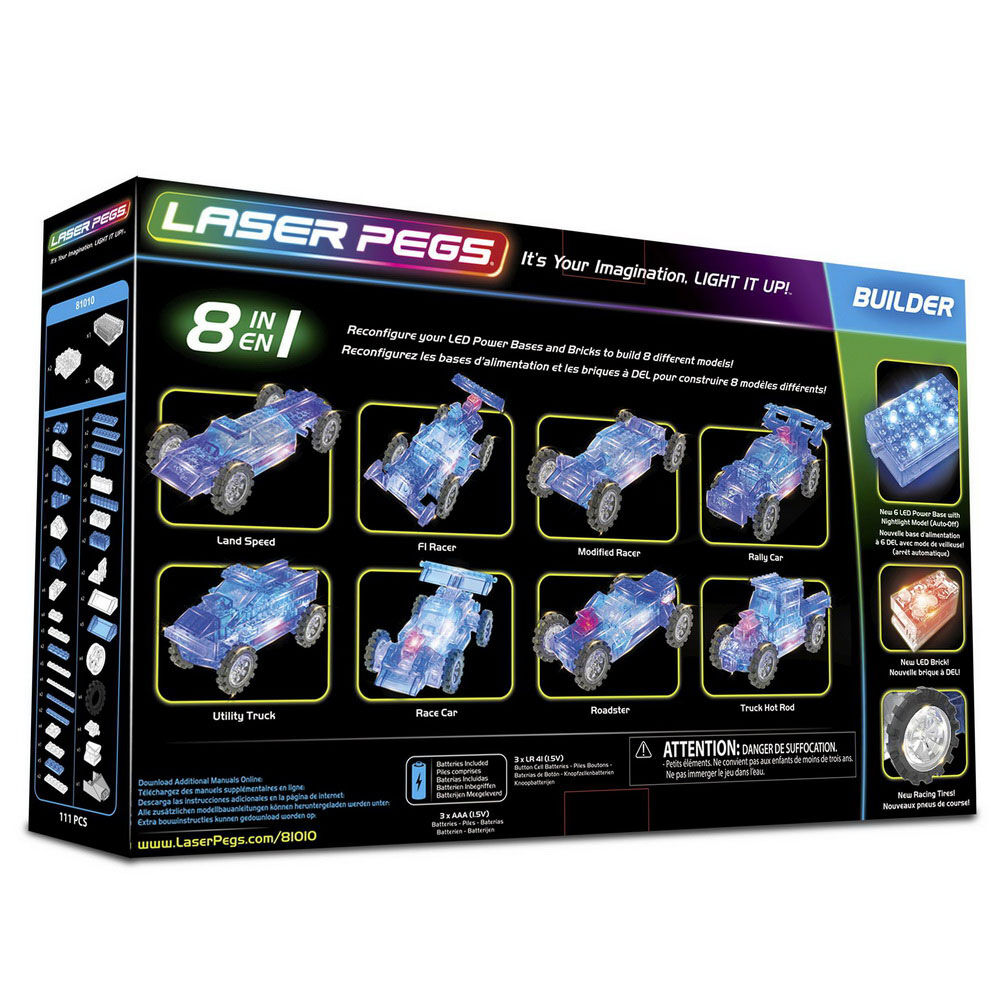 laser pegs car