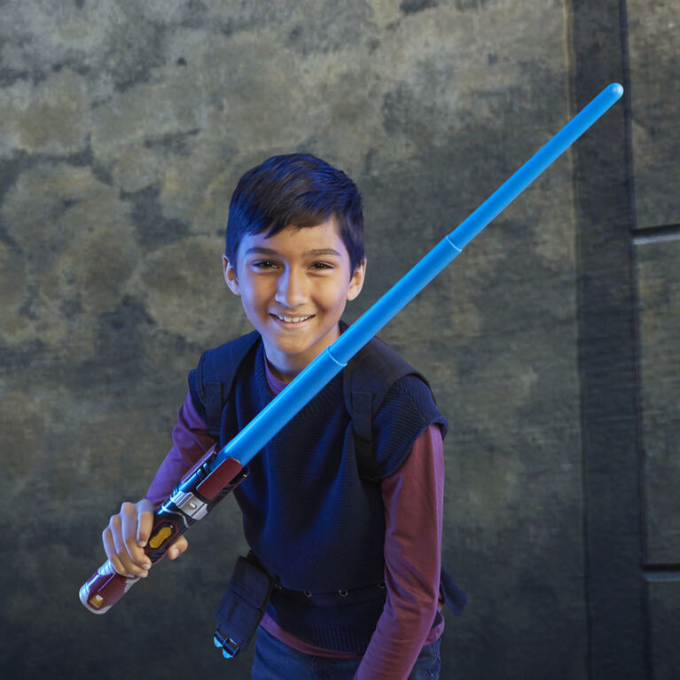 Star Wars Lightsaber Forge Anakin Skywalker Extendable Blue Lightsaber