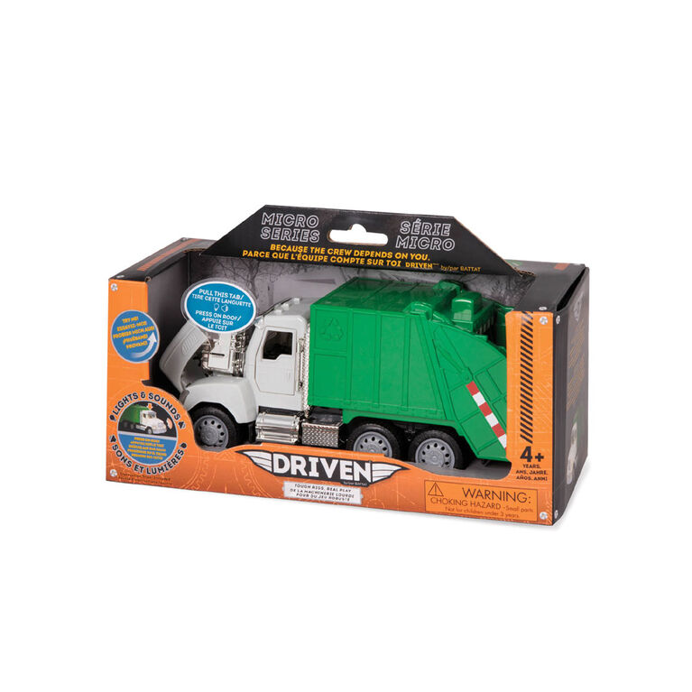 Driven, Toy Recycling Truck with Lights and Sounds