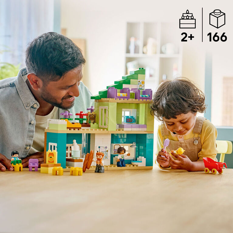 LEGO DUPLO Town 3 in 1 Modern Family House with Figures Building Toy for Toddlers, Ages 2+ - 10470