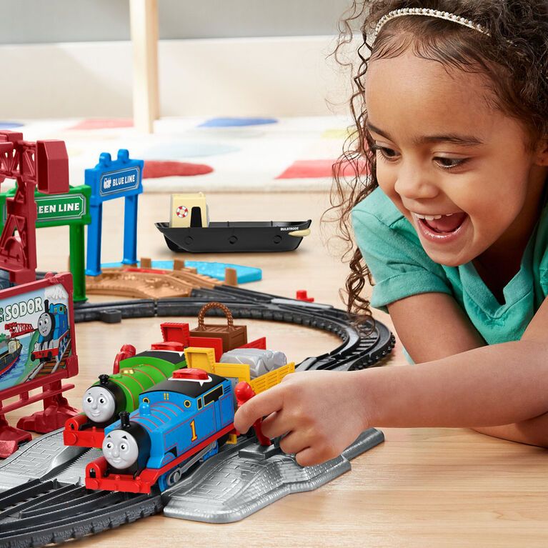 Thomas & Friends Talking Thomas & Percy Train Set - English Edition