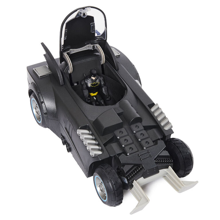 Batman Launch and Defend Batmobile Remote Control Vehicle with Exclusive 4-inch Action Figure