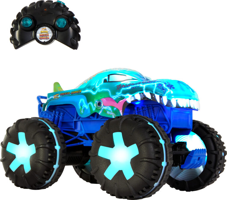 HOT WHEELS Monster Trucks 1:15 Scale HW MEGA-WREX ALIVE RC Vehicle