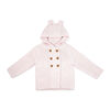 Baby Mode 2 Piece Hooded Knit Set: Pink 3-6M