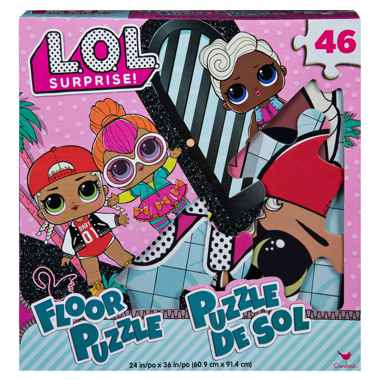 L.O.L. Surprise! - Puzzle de sol de 46 pièces