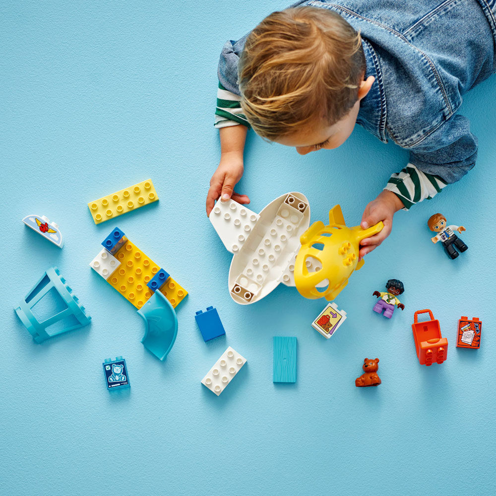 LEGO DUPLO Town First Time at the Airport Building Toy & Pretend Play Set for Kids, Ages 1.5+ - 10443