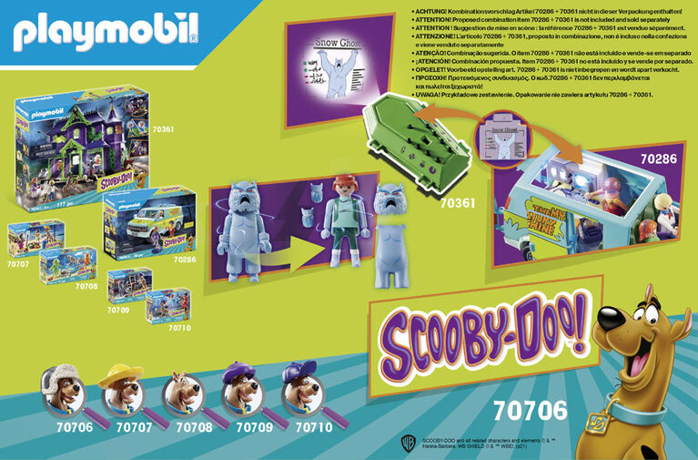 Playmobil - SCOOBY-DOO avec abominable spectre des neiges