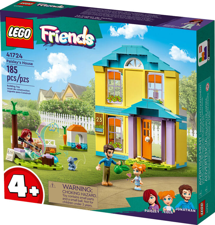 LEGO Friends Paisley's House 41724 Building Toy Set (185 Pieces)