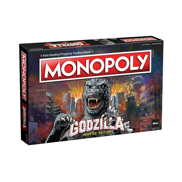 MONOPOLY: Godzilla Board Game - English Edition