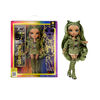 Rainbow High Olivia : Poupée-mannequin vert camouflage