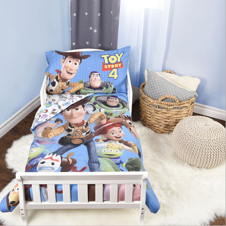 Disney Pixar Toy Story 4 3-Piece Toddler Bedding Set