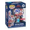 Funko POP! Artist Series: Marvel Patriotic Age - Captain Marvel - R Exclusive
