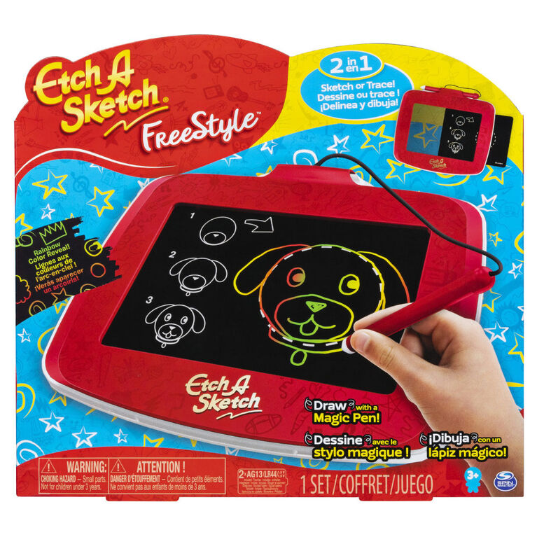 Etch A Sketch - Freestyle Draw With A Magic Pen - 2 in 1 Sketch or
