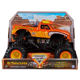 Monster Jam, Official El Toro Loco Monster Truck, Collector Die-Cast Vehicle, 1:24 Scale