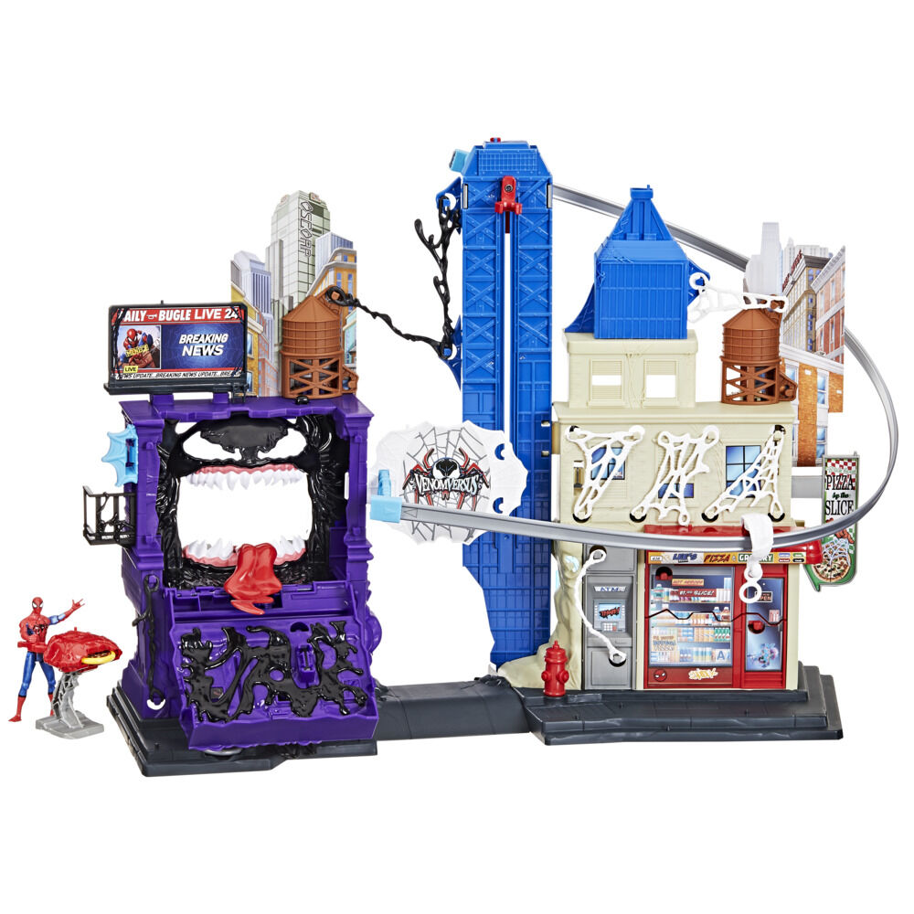 Marvel Spider-Man VenomVersus Web Slinging City Playset