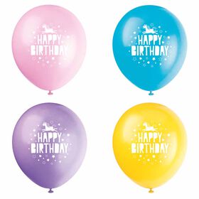 Unicorn 12" Ballons, 8un - Édition anglaise