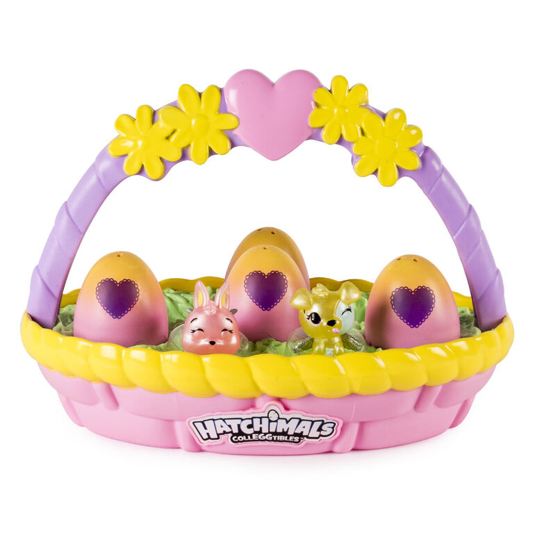 Hatchimals CollEGGtibles - Spring Basket with 6 Hatchimals CollEGGtibles