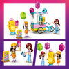 LEGO Friends Le Kiosque de Cr&egrave;me Glac&eacute;e et de Ballons - Jouet de Simulation - 2 Minipoup&eacute;es, des Ballons et un V&eacute;lo - 42692