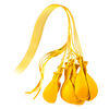 Bunch O Balloons 24 x 11 Inch Self-Sealing Latex Party Balloons - Yellow