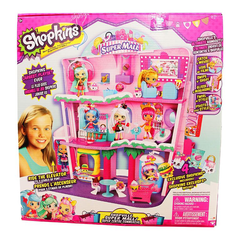 Toys R Us Shopkins Super Mall ToyWalls