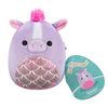 Squishmallows 5" - Quayn the Purple Hippocampus with Scale Belly