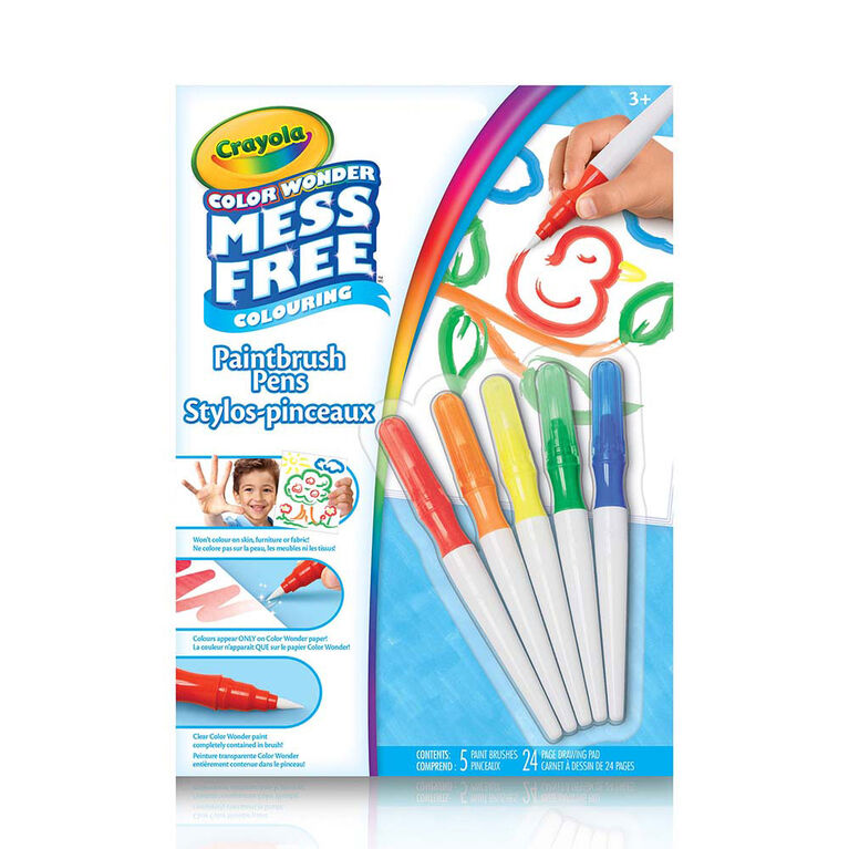 Crayola - Trousse de Color Wonder stylos-pinceaux