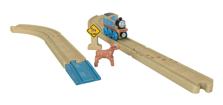 Fisher-Price - Thomas et ses amis - Bois - Coffret Sections de piste droites et courbes