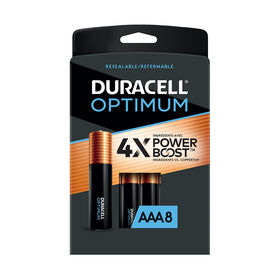 Optimum Piles AAA Duracell - paquet de 8