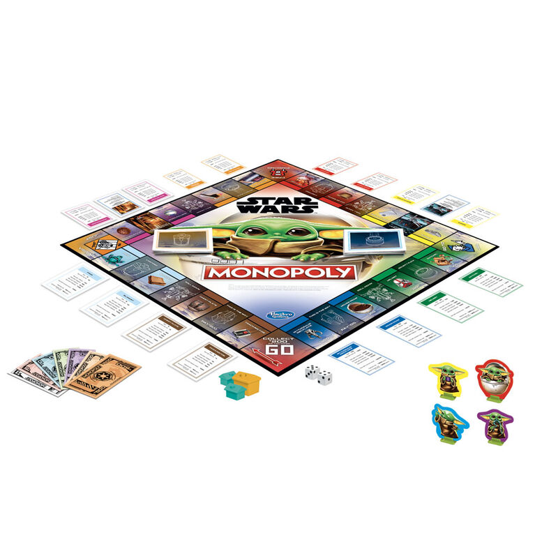 Monopoly: Star Wars The Child Edition Board Game for Families Featuring The Child, Who Fans Call "Baby Yoda"
