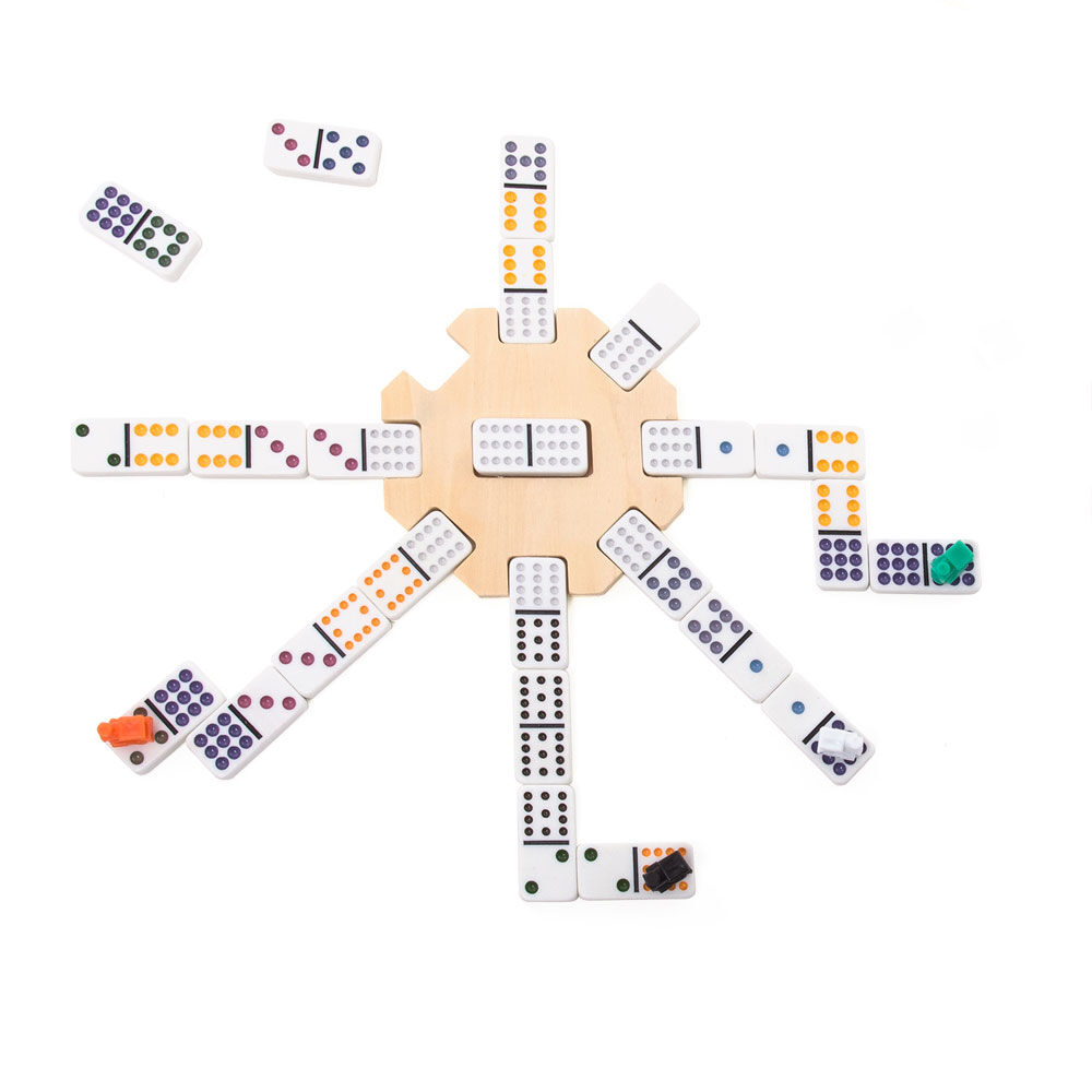 Mexican Train Deluxe Wood Case French Edition
