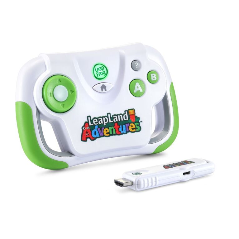 LeapFrog LeapLand Adventures Learning TV Video Game - English Edition, Wireless Controller with Plug-and Play HDMI game stick
