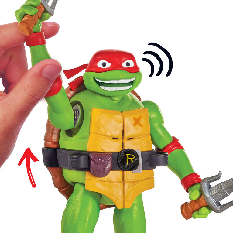 Les Tortues Ninja Mutantes: Mutant Mayhem Figurine Raphael Deluxe Ninja Shouts