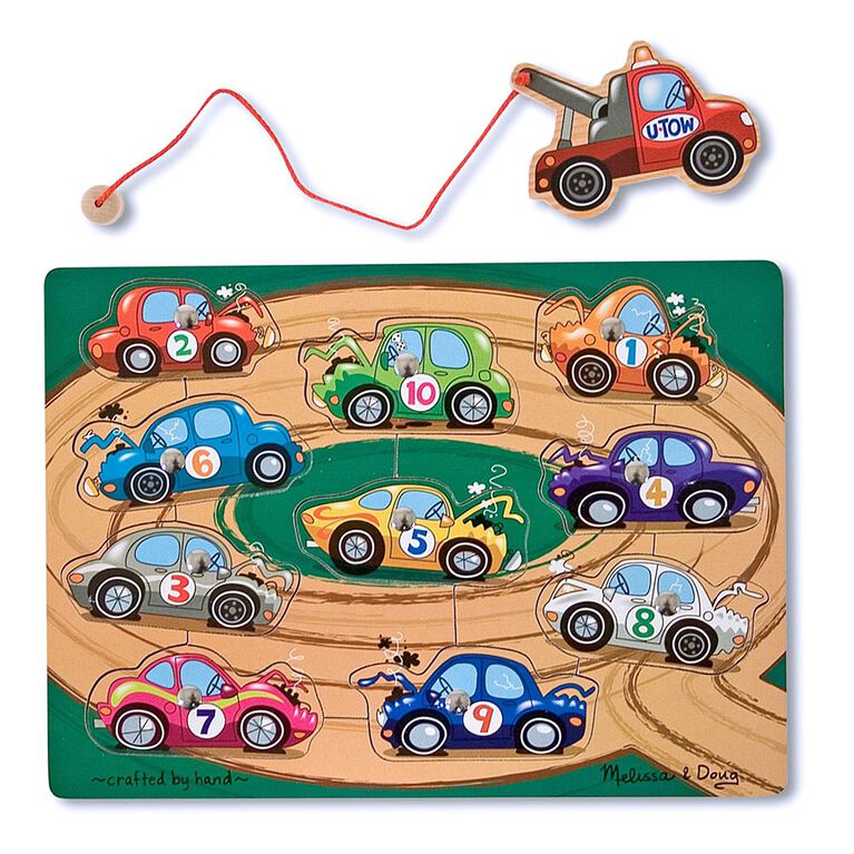 Melissa & Doug - Tow Truck Magnetic Puzzle Game