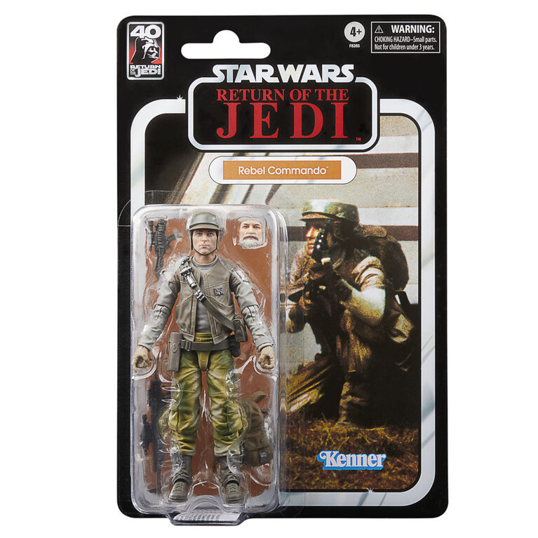 Star Wars The Black Series Rebel Trooper (Endor), Star Wars: Return of the Jedi Collectible 6-Inch Action Figures