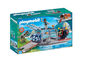 Playmobil - Bateau avec cage et deinonychus