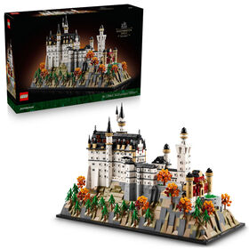 LEGO Architecture Le Château de Neuschwanstein, Ensemble de Modèle Réduit à Collectionner, Ensemble de Construction pour Adultes 21063