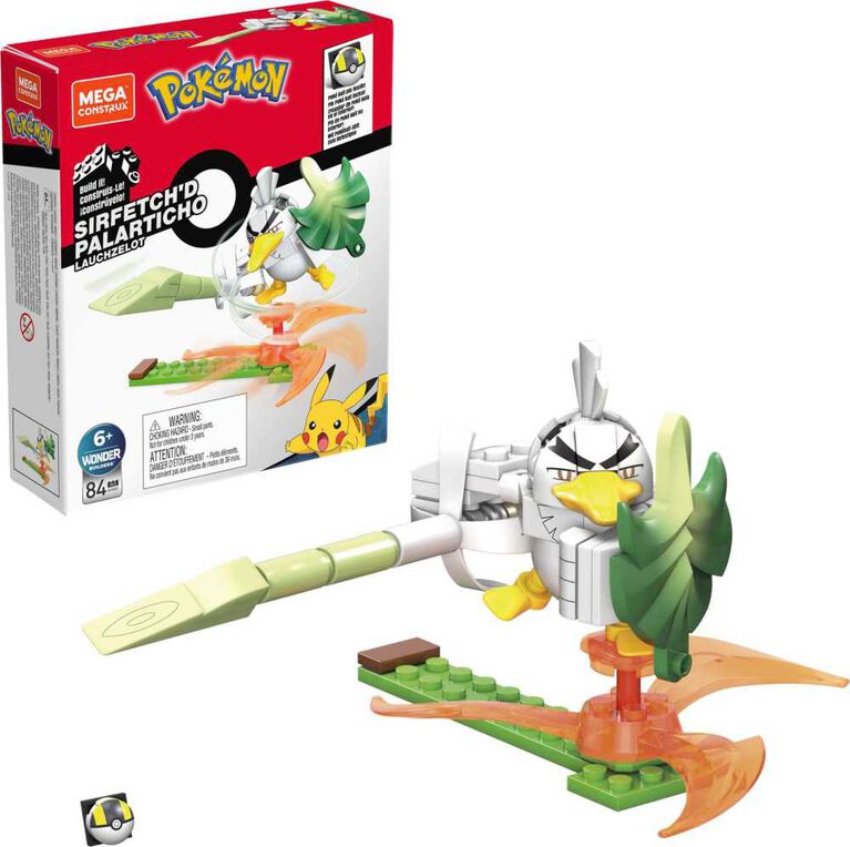 Mega Pok&eacute;mon Sirfetch'd Construction Set, Building Toys